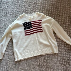 American Flag Sweater
